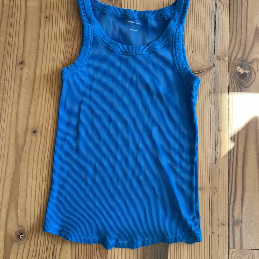 Universal Standard cotton ribbed Roitfeld tank top